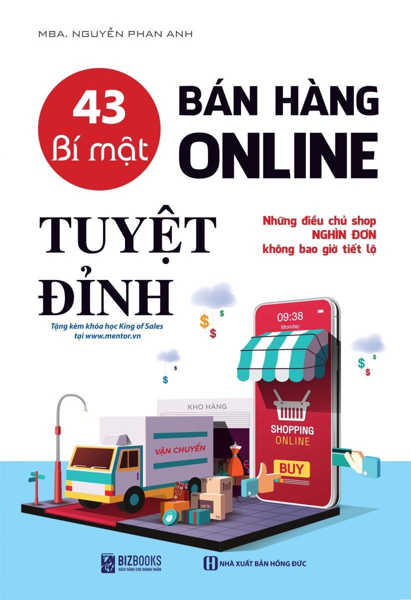 Bìa sách 43 Bí mật bán hàng online tuyệt đỉnh